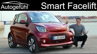 Smart EQ fortwo Facelift FULL REVIEW Cabrio vs Coupé comparison  what’s new [upl. by Dygall]