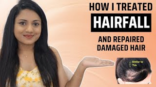 Current Hair Care Routine How I Treated Postpartum Hair loss amp Repaired Damaged Hair Ria Rajendran [upl. by Lyrac]