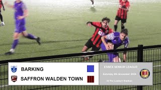 Barking v Saffron Walden Town Season 202425 [upl. by Branscum]