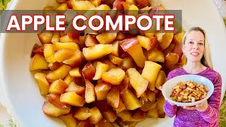 Apple Compote Recipe  Just 2 ingredients [upl. by Aivatnahs]