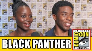 BLACK PANTHER Comic Con Interviews [upl. by Anilra]