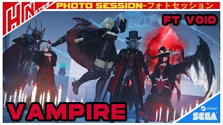 【PSO2NGS】Photo SessionVampire ThemeFt Void [upl. by Arhaz]