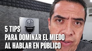 Cómo Hablar en Público sin ponerte Nervioso 🔥 miedo al Hablar en Público  Locución  Locutor [upl. by Daub]