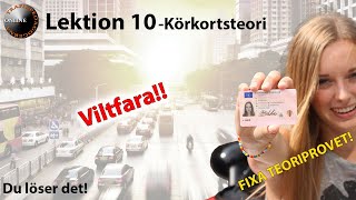 Körkortsteori –Allt om Vilt –Fixa teoriprovet Lektion 10 av 65 [upl. by Sivatco]