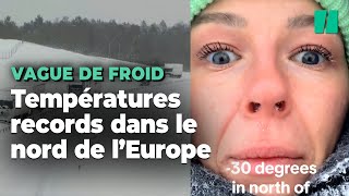 Une vague de froid polaire frappe le nord de l’Europe et explose les records de températures [upl. by Winifield]