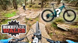 Bike Park Wales on a Extremely Rare 11000 MTB [upl. by Nosnev]