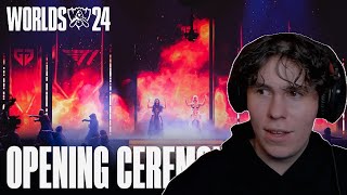 Valorant Player Reacts to Worlds 2024 Opening Ceremony  League of Legends [upl. by Jaban173]