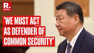 We Must Act As Defender Of Common Security Xi Jinping  BRICS Summit 2024  Russia  Kazan [upl. by Irv264]