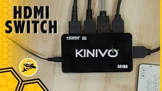 How to Use Kinivo 501BN HDMI Switch [upl. by Eniarrol]