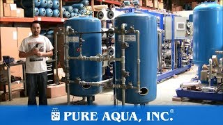 Doble Alterna Ablandador del Agua Kuwait 50 GPM  wwwPureAquacom [upl. by Scarito]