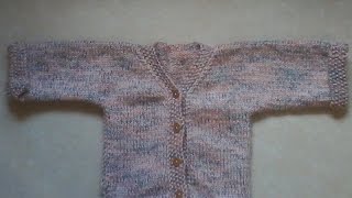 Tuto tricot gilet bébé  tricoter un gilet bien chaud [upl. by Ivie750]