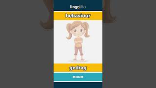 🇬🇧🇳🇱 behaviour  gedrag  vocabulary builder  learn English  laten we Engels leren [upl. by Hanoy738]