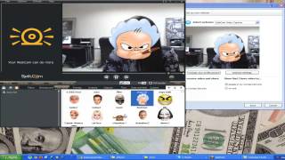 SplitCam Webcam Effect Video Angry kid mask [upl. by Lednem]