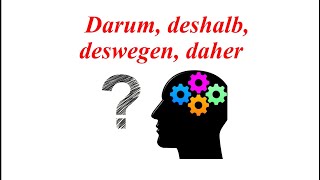 Німецька мова онлайн Урок 37 Порядок слів у реченні з darum deshalb deswegen daher тому [upl. by Tivad]