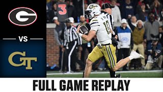 Georgia vs Georgia Tech Full Game Replay  2023 ACC Football [upl. by Nolaf]