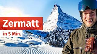 Skigebiet Zermatt in 5 Minuten Lohnt es sich [upl. by Atyekram]