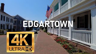 Edgartown Marthas Vineyard Walking Tour MVVACATIONcom 4K [upl. by Good790]