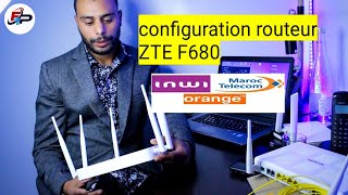 configuration routeur ZTE F680 إعدادات روتر ZTE zte fibreoptic [upl. by Penelope]