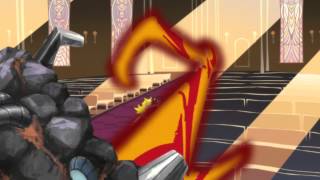 Panty and Stocking OFFICIAL Clip  Robots in Disguise [upl. by Anhpad]