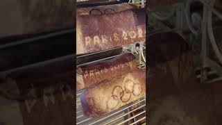 Paris bakery creates masterpieces with fresh bread parisfrance olympicgames international [upl. by Anehsat]