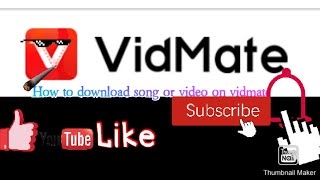 How to download song use vidmate [upl. by Fawcett387]