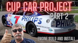 Nascar Cup Car 7 project cup car part 2 engine build and install [upl. by Yromem521]