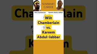 Wilt Chamberlain vs Kareem AbdulJabbar The Battle of NBA Giants shorts facts nba basketball [upl. by Jarrett]