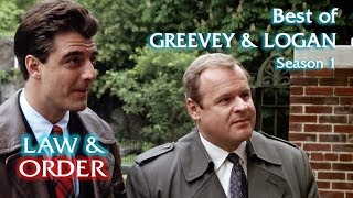 Law amp Order  Best of Greevey and Logan Season 1 [upl. by Hulbard]