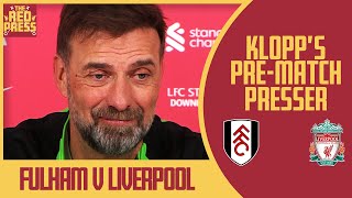 Fulham v Liverpool Jurgen Klopp previews Premier League showdown [upl. by Iahs]