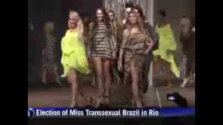 Election of Miss Transsexual Brazil in Rio [upl. by Knighton930]