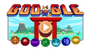 Doodle Champion Island Games  Google doodle  Gameplay walkthrough [upl. by Eilerua]