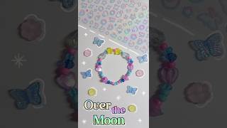 ˚୨୧⋆｡˚ ⋆ a cute overthemoon bracelet for txt 🌙☄️✨ beads diy manik shorts [upl. by Rizas]