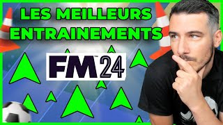 LES MEILLEURS ENTRAINEMENTS POUR FOOTBALL MANAGER 2024  TUTO FM24 [upl. by Ahsinut]