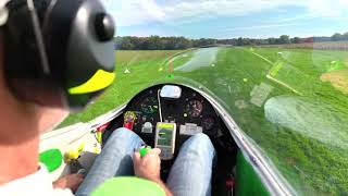 Motoplaneur ULM  Motorglider on Bordeaux vineyards [upl. by Zug]