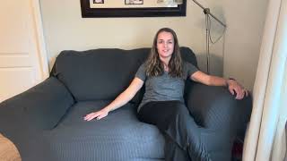 EasyGoing Stretch Loveseat Slipcover 1Piece Sofa Cover  REVIEW Gives your couch new life [upl. by Yelime]