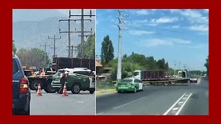 Asalto armado en Carretera de la Fruta de OHiggins deja dos muertos y un herido [upl. by Berwick459]