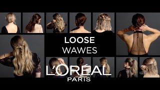 Så lockar du håret med Elnett  Tutorial  L’Oréal Paris [upl. by Llerdnod]