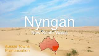 How To Pronounce Nyngan NSW [upl. by Newbold967]