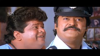 Jaggesh Love At First Sight in Photo Studio  Patela Part2  Blockbuster Kannada Movie [upl. by Dleifniw]