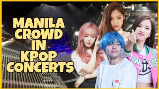 MANILA CROWD IN KPOP CONCERTS BTS BLACKPINK TWICE GFRIEND [upl. by Dorice]