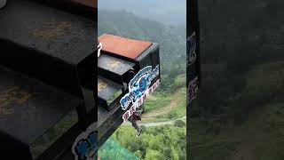 The Faceless Monster Almost Fell Down। Bungee Jumping With Rop In Beautiful Place bungee extreme [upl. by Afatsuom902]