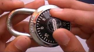 How to find the combination to a master lock HD [upl. by Eiggem794]