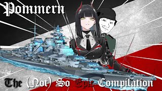 The Not So Epic Compilation Pommern World of Warships Legends [upl. by Allison]