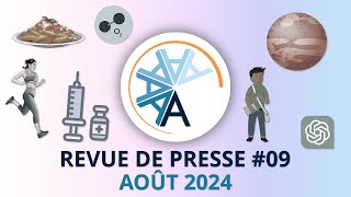 🗞️ Revue de Presse 09  Août 2024 [upl. by Ateloj]