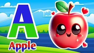 ABCD  phonics Song  A to Z Alphabet  A for Apple B for Ball [upl. by Hyacinthie]