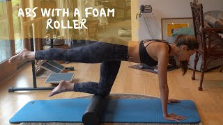 Strong Abs with a Foam Roller 14 minutes  Pilates with Amanda [upl. by Cherice]