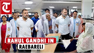 Congress leader Rahul Gandhi visits AIIMS in Raebareli [upl. by Rustin161]