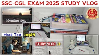 a day in life of ssc cgl aspirant  study vlog 📚  ssc cgl 2025 preparation study routine 📖 ssccgl📋 [upl. by Yeslek]