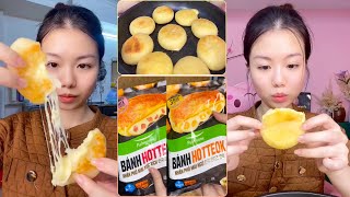 Bánh Hotteok Phô mai phiên bản  Xúc xích  Bắp Đúng Gu nè😜 p415  KIMKHÁNHNÈ Vitaminkk [upl. by Krebs900]