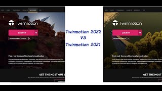 Twinmotion 20221 Preview1 VS Twinmotion 202114 [upl. by Pulsifer494]